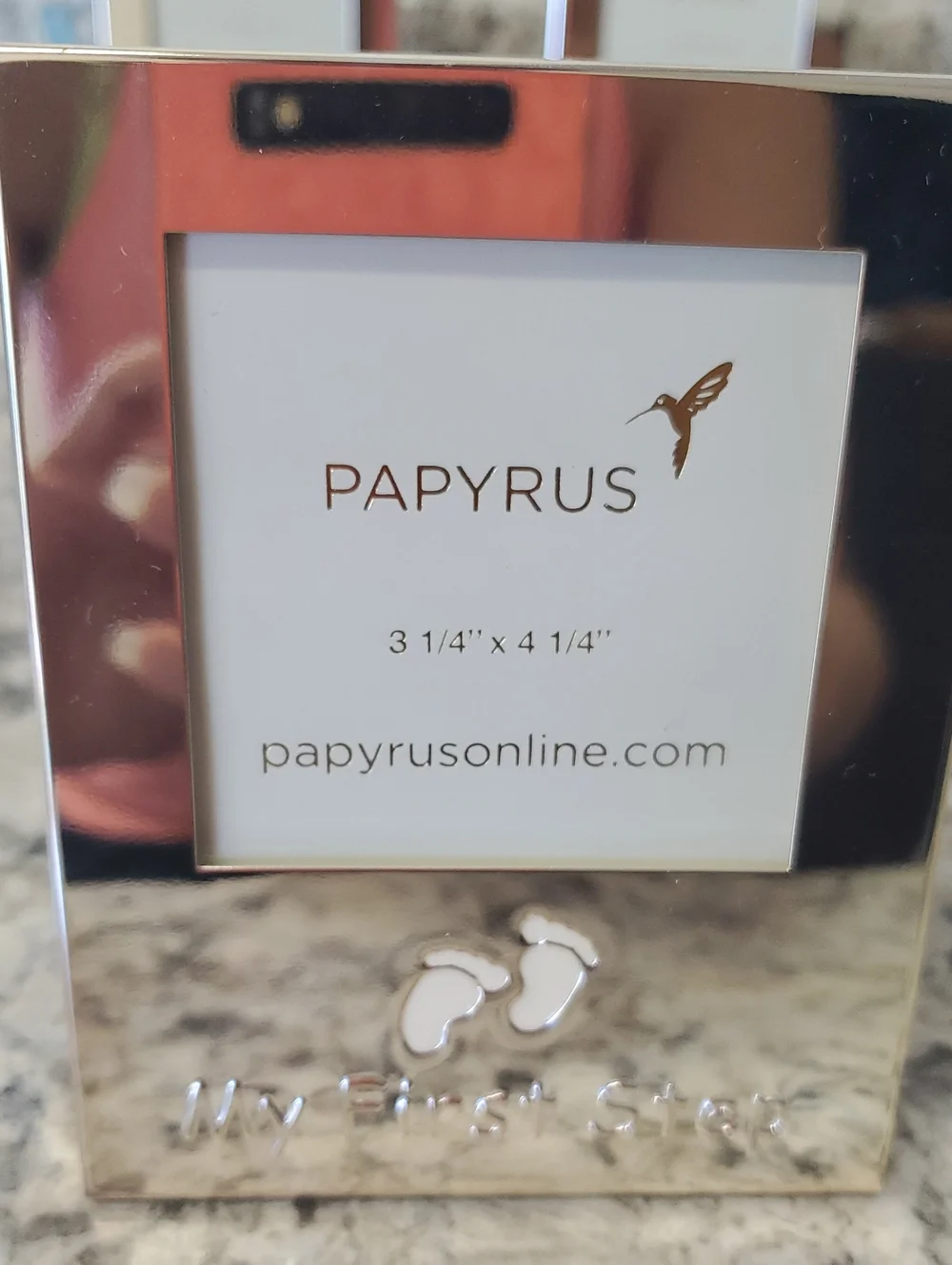 PAPYRUS Rose Gold Mirrored Photo Frame Trio with Gift Box